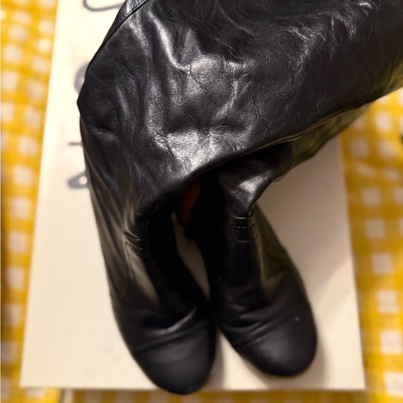 DuoBoots Black Tall Leather Boots - Picture 4 of 7